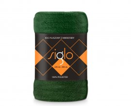Deka mikroplyš super soft lahvově zelená  Polyester, 220/200 cm