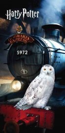 Osuška Harry Potter Hedwig  Bavlna - Froté, 70/140 cm