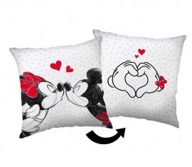 Polštářek Mickey and Minnie Love 05 Polyester, 40/40 cm
