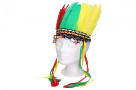 Indiánská čelenka 20x25cm v sáčku karneval