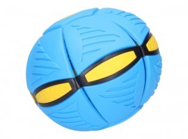 Flat Ball - Hoď disk, chyť míč! plast 22cm na kartě 22x27x5,5cm