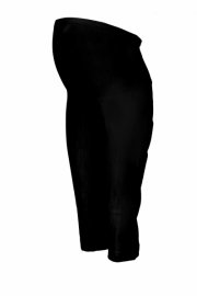Be MaaMaa Těhotenské 3/4 kalhoty s elastickým pásem - černé, vel. L