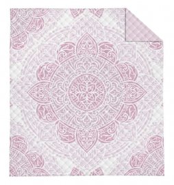 Přehoz na postel Mandala rosé  Polyester, 220/240 cm
